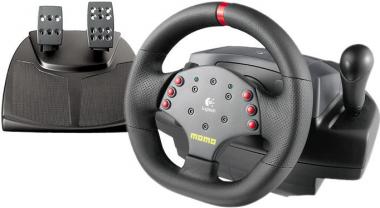 Игровой руль Logitech MOMO Racing Force Feedback Wheel